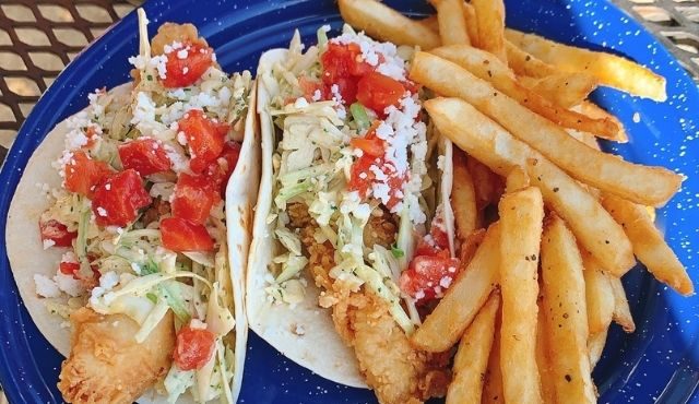 photo of fish tacos from The Hungry Hiker