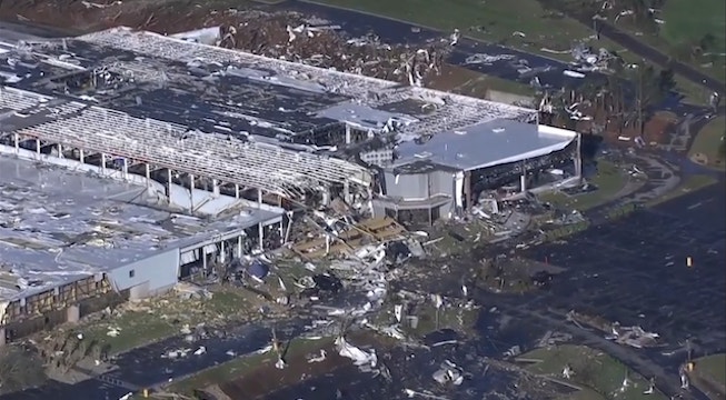 arial photo of borg warner by Anesha Smith