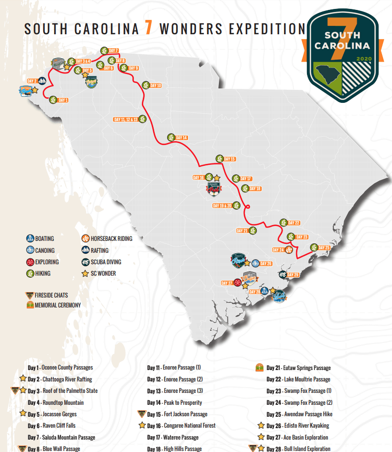 image of map itinerary