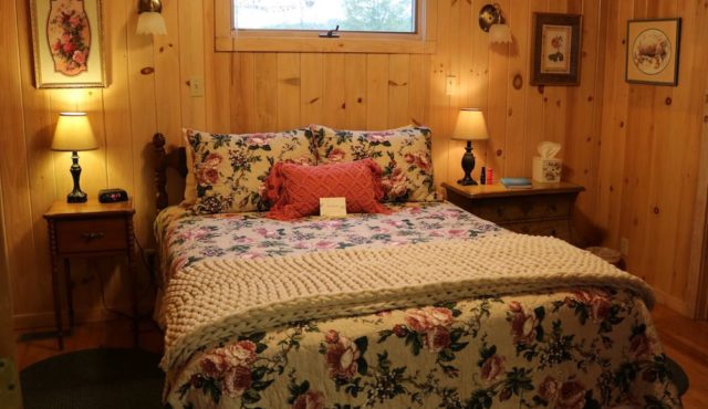 photo of bedroom in June Rose Garden Cottage