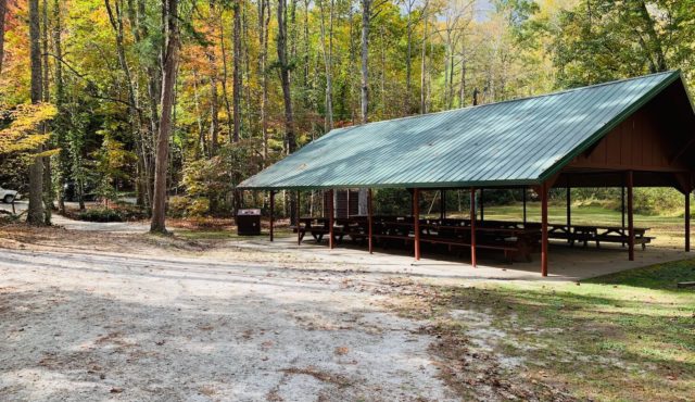 photo of large shelter available for rental