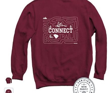 image of letsconnect sweatshirt