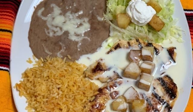 photo of entree from California's Mexican Grill