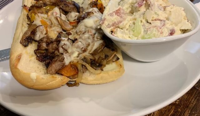 photo of philly cheesesteak from Dimas Bros.