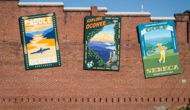 Image of Postcards mural by Fred Edgerton