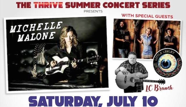 flier for Thrive Concert Series
