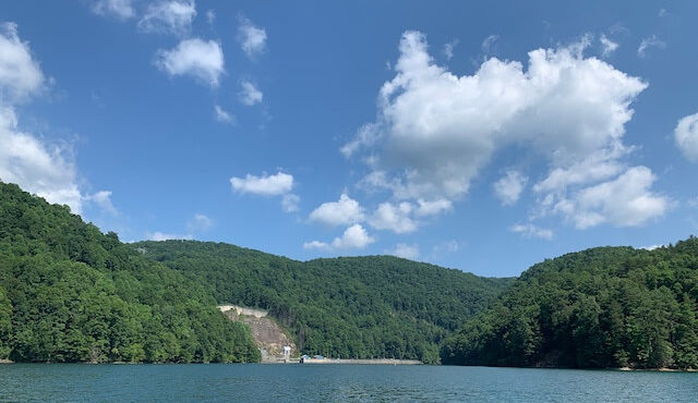 pic of Bad Creek Hydro Station from afar