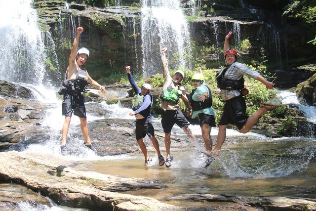 photo of wildwater guides at Long Creek Falls