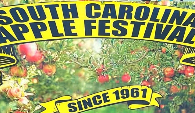 photo of SC apple festival sign