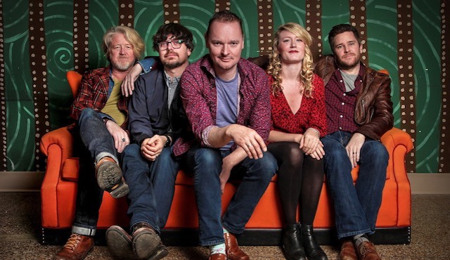 photo of Gaelic Storm musicians
