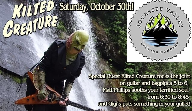 flier for event at Jocassee Valley Brewing