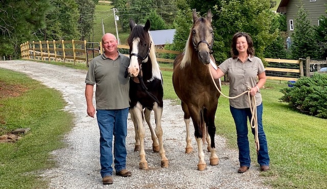 Jay and Kes Crumpler, owners of Chattooga Trails Bed and Barn