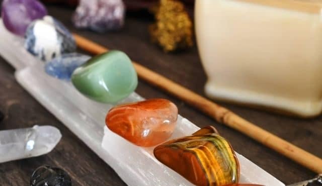 photo of colored stones