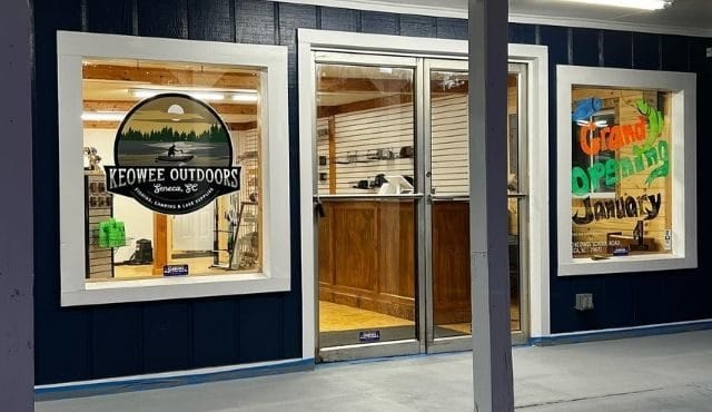 photo outside of Keowee Outdoors