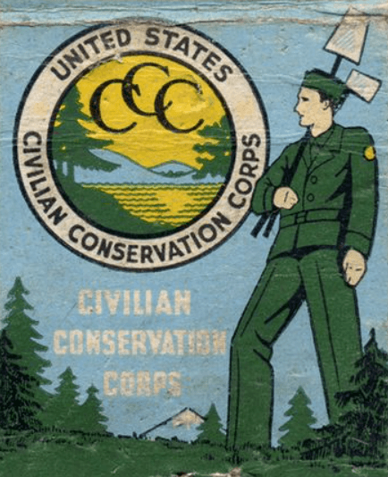 CCC poster credit The Living New Deal