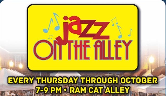 image of flier for Jazz on the Alley