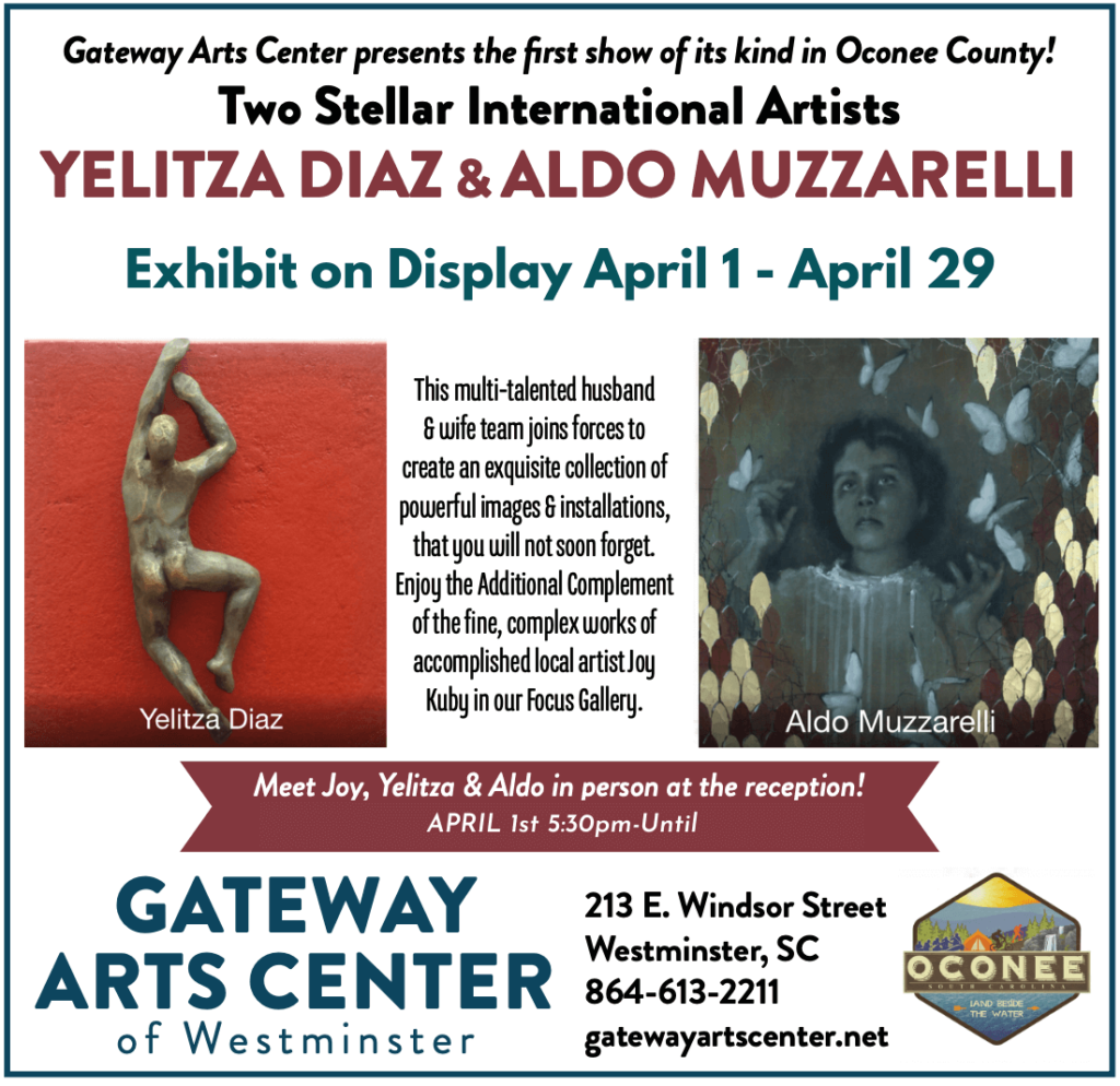Flier for A Divine Partnership exhibit