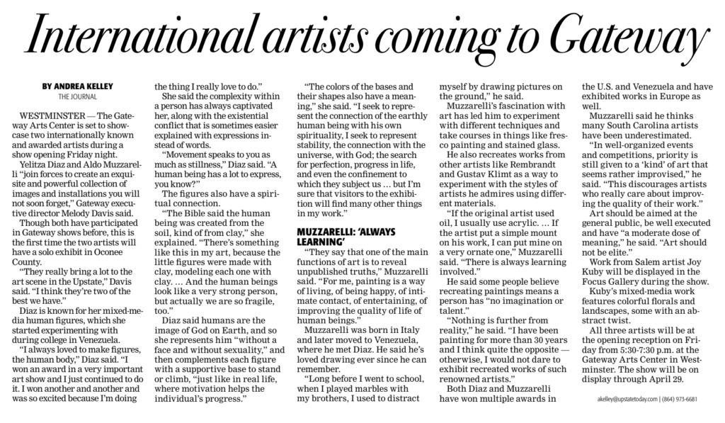 The Journal article about artists