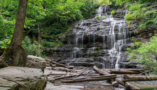 photo of station cove falls