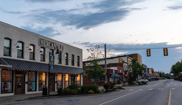 photo of mercantile sign in Walhalla