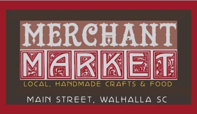 flier for Merchant Market in Walhalla