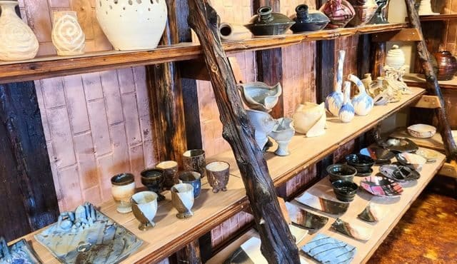 photo of items made by Muddy Hands Pottery