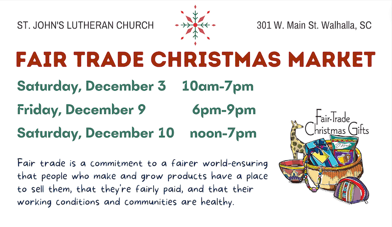 image graphic for Fair Trade Christmas Market
