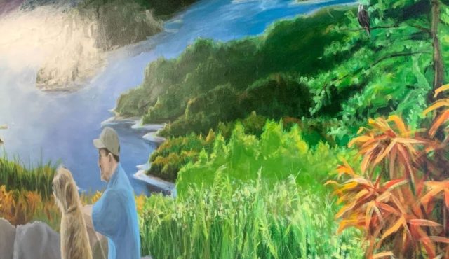 image of mural inside Visitor Center