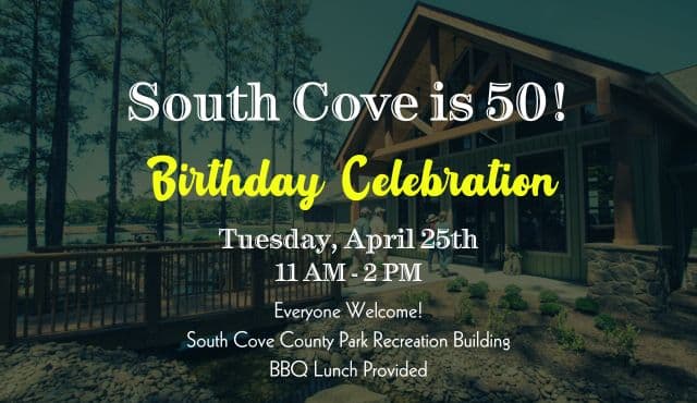 flier for South Cove 50the celebration