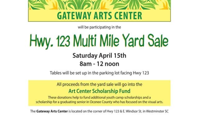 flier for multi mile yard sale
