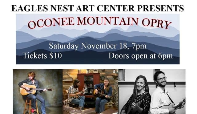 flier for Mountain Opry November 2023