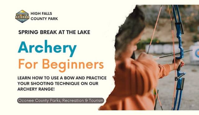 Flier for Archery at High Falls Park