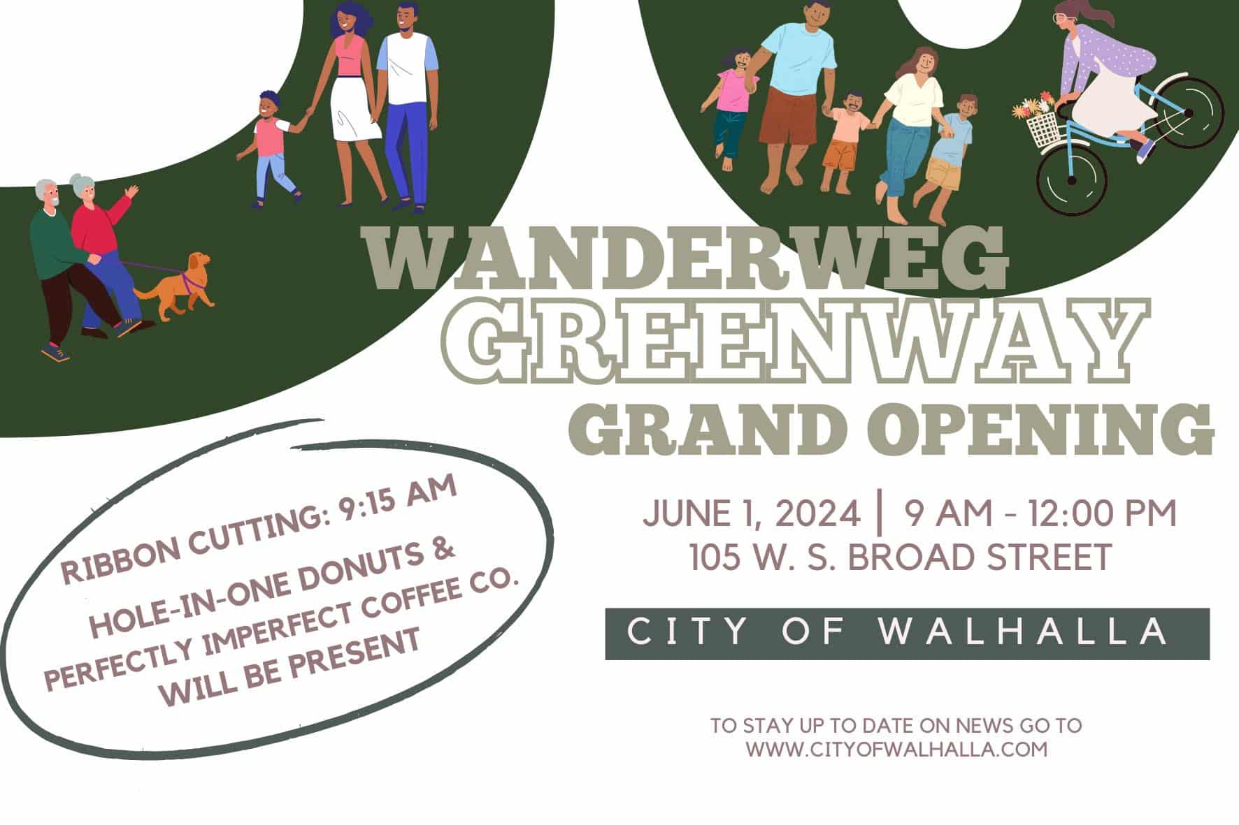 Wanderweg opening flier