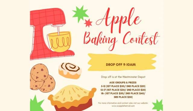 graphic for apple baking contest