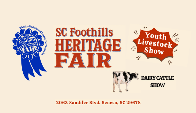 dairy cattle show flier