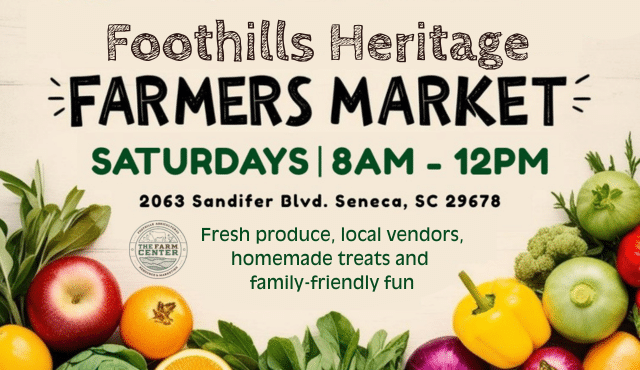 graphic for foothills heritage farmers market