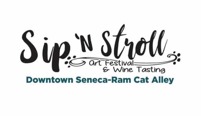 graphic for Sip n stroll event