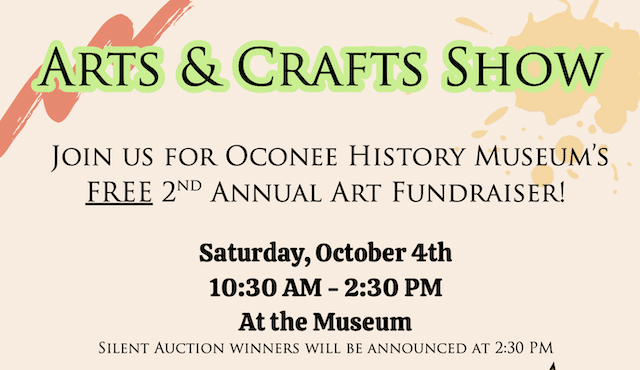 flier for arts and crafts show
